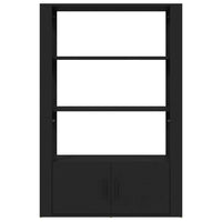 Thumbnail for Sideboard Schwarz 80x30x119,5 cm Holzwerkstoff