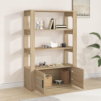 Thumbnail for Sideboard Sonoma-Eiche 80x30x119,5 cm Holzwerkstoff