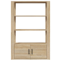 Thumbnail for Sideboard Sonoma-Eiche 80x30x119,5 cm Holzwerkstoff