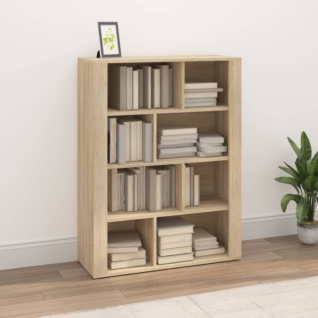 Sideboard Sonoma-Eiche 80x30x106 cm Holzwerkstoff