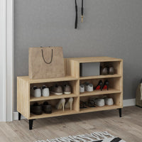 Thumbnail for Schuhregal Sonoma-Eiche 102x36x60 cm Holzwerkstoff