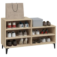 Thumbnail for Schuhregal Sonoma-Eiche 102x36x60 cm Holzwerkstoff