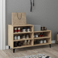 Thumbnail for Schuhregal Sonoma-Eiche 102x36x60 cm Holzwerkstoff