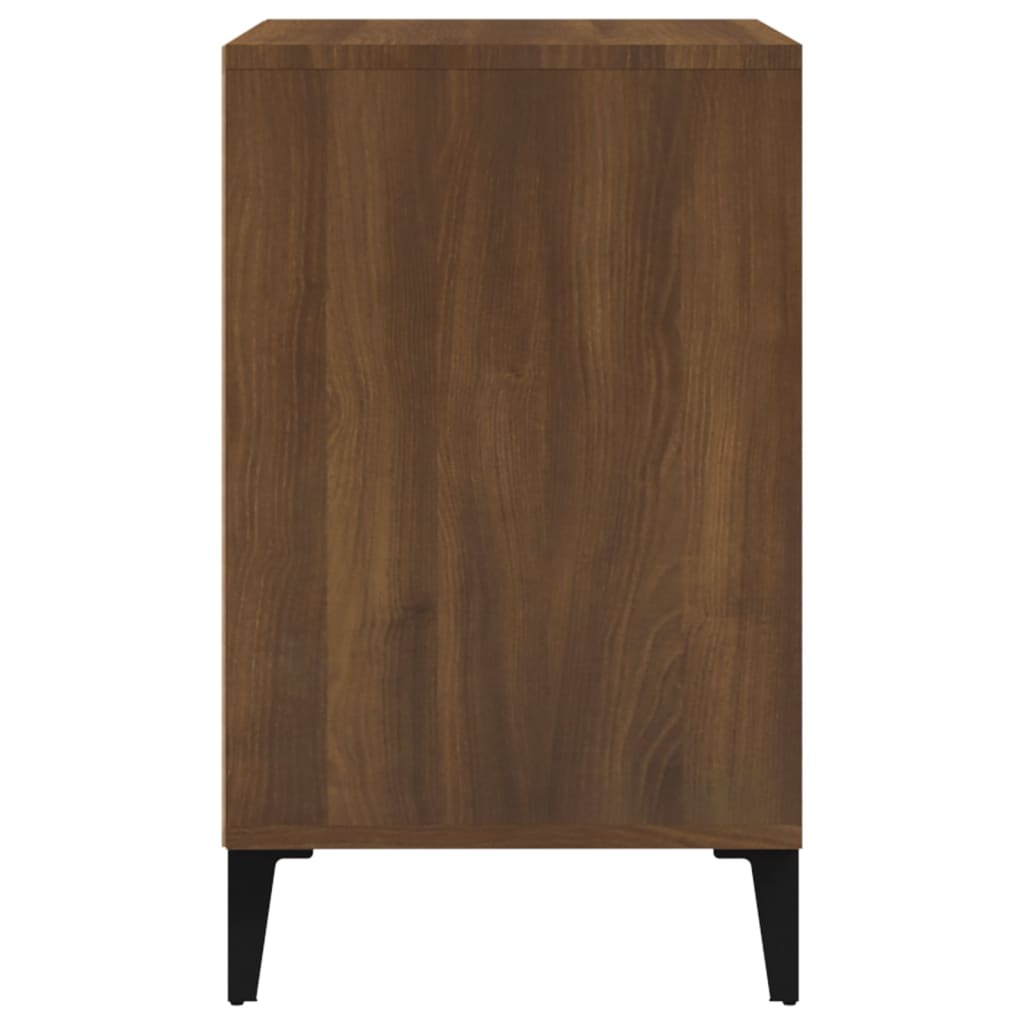 Schuhregal Braun Eichen-Optik 102x36x60 cm Holzwerkstoff