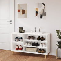 Thumbnail for Schuhregal Weiß 102x36x60 cm Holzwerkstoff