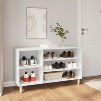 Thumbnail for Schuhregal Weiß 102x36x60 cm Holzwerkstoff