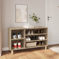 Thumbnail for Schuhregal Sonoma-Eiche 102x36x60 cm Holzwerkstoff