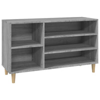 Thumbnail for Schuhregal Grau Sonoma 102x36x60 cm Holzwerkstoff