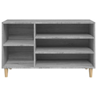 Thumbnail for Schuhregal Grau Sonoma 102x36x60 cm Holzwerkstoff