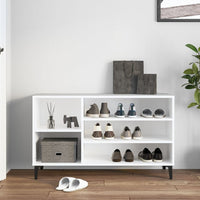 Thumbnail for Schuhregal Weiß 102x36x60 cm Holzwerkstoff