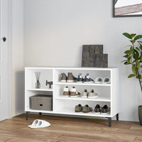 Thumbnail for Schuhregal Weiß 102x36x60 cm Holzwerkstoff