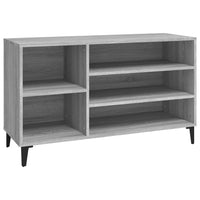 Thumbnail for Schuhregal Grau Sonoma 102x36x60 cm Holzwerkstoff