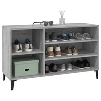 Thumbnail for Schuhregal Grau Sonoma 102x36x60 cm Holzwerkstoff