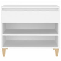 Thumbnail for Schuhregal Weiß 70x36x60 cm Holzwerkstoff