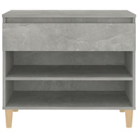Thumbnail for Schuhregal Betongrau 70x36x60 cm Holzwerkstoff