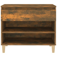 Thumbnail for Schuhregal Räuchereiche 70x36x60 cm Holzwerkstoff