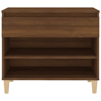 Thumbnail for Schuhregal Braun Eichen-Optik 70x36x60 cm Holzwerkstoff