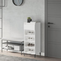 Thumbnail for Schuhregal Hochglanz-Weiß 40x36x105 cm Holzwerkstoff