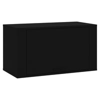 Thumbnail for Wand-Schuhschrank Schwarz 70x35x38 cm Holzwerkstoff