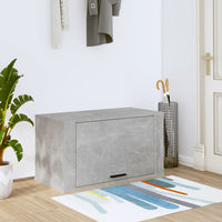 Thumbnail for Wand-Schuhschrank Betongrau 70x35x38 cm Holzwerkstoff