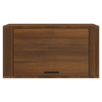 Thumbnail for Wand-Schuhschrank Braun Eichen-Optik 70x35x38 cm Massivholz