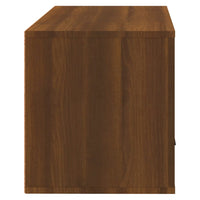 Thumbnail for Wand-Schuhschrank Braun Eichen-Optik 70x35x38 cm Massivholz