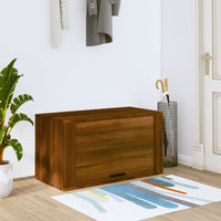 Thumbnail for Wand-Schuhschrank Braun Eichen-Optik 70x35x38 cm Massivholz