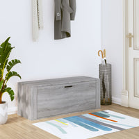 Thumbnail for Wand-Schuhschrank Grau Sonoma 100x35x38 cm Holzwerkstoff