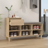 Thumbnail for Schuhregal Sonoma-Eiche 102x36x60 cm Holzwerkstoff