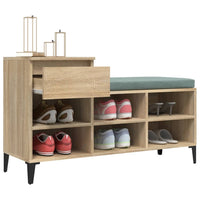 Thumbnail for Schuhregal Sonoma-Eiche 102x36x60 cm Holzwerkstoff