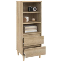 Thumbnail for Highboard Sonoma-Eiche 40x36x110 cm Holzwerkstoff