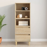 Thumbnail for Highboard Sonoma-Eiche 40x36x110 cm Holzwerkstoff