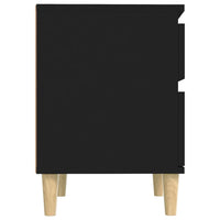 Thumbnail for Nachttisch Schwarz 40x35x50 cm