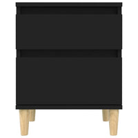 Thumbnail for Nachttische 2 Stk. Schwarz 40x35x50 cm