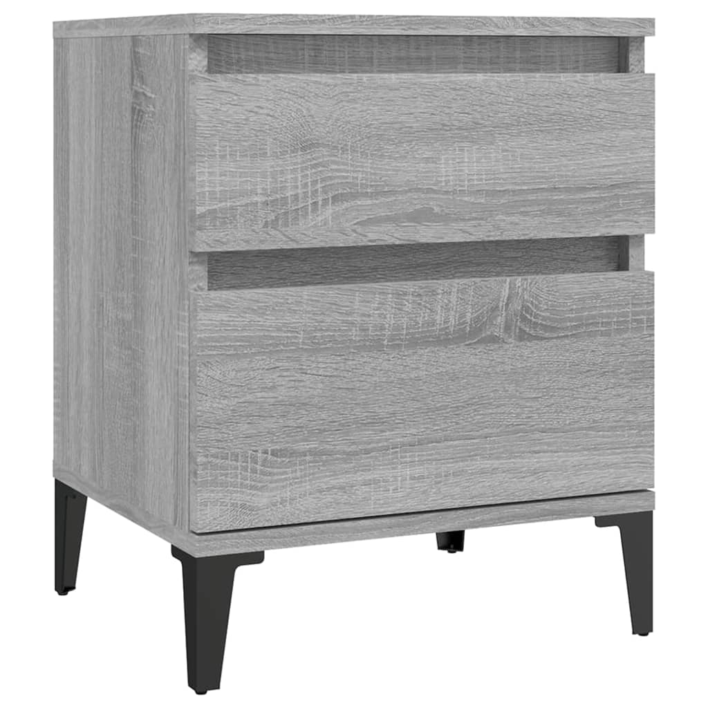 Nachttisch Grau Sonoma 40x35x50 cm
