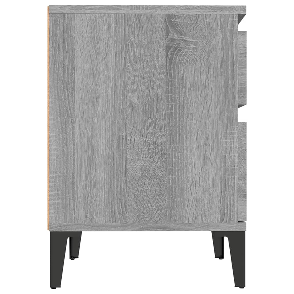 Nachttisch Grau Sonoma 40x35x50 cm