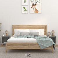 Thumbnail for Nachttische 2 Stk. Grau Sonoma 40x35x50 cm