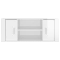 Thumbnail for TV-Schrank Hochglanz-Weiß 100x35x40 cm Holzwerkstoff