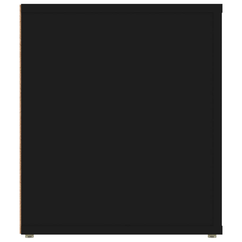 TV-Schrank Schwarz 100x35x40 cm Holzwerkstoff