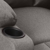 Thumbnail for Massagesessel mit Aufstehhilfe Hellgrau Stoff