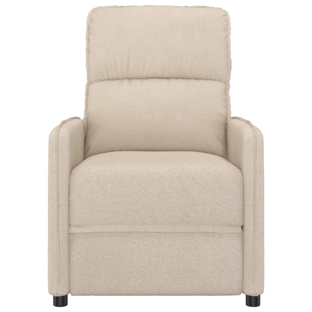 Relaxsessel Elektrisch Creme Mikrofasergewebe