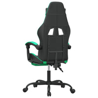 Thumbnail for Gaming-Stuhl mit Fußstütze Schwarz und Grün Kunstleder
