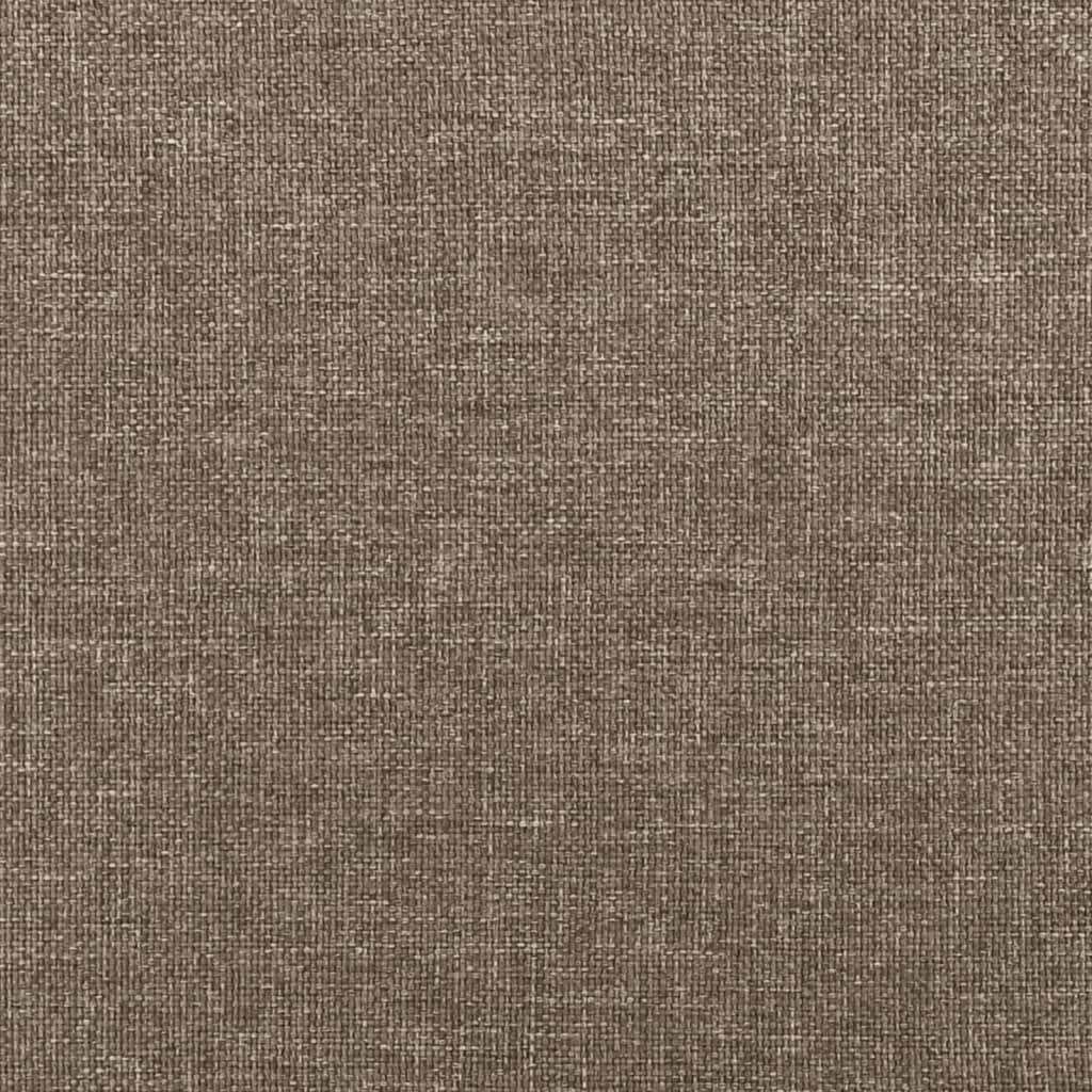 Boxspringbett Taupe 80x200 cm Stoff