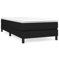 Thumbnail for Boxspringbett Schwarz 100x200 cm Stoff