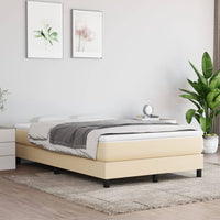 Thumbnail for Boxspringbett Creme 120x200 cm Stoff