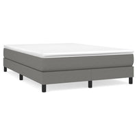 Thumbnail for Boxspringbett Dunkelgrau 140x200 cm Stoff