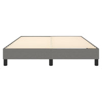 Thumbnail for Boxspringbett Dunkelgrau 140x200 cm Stoff