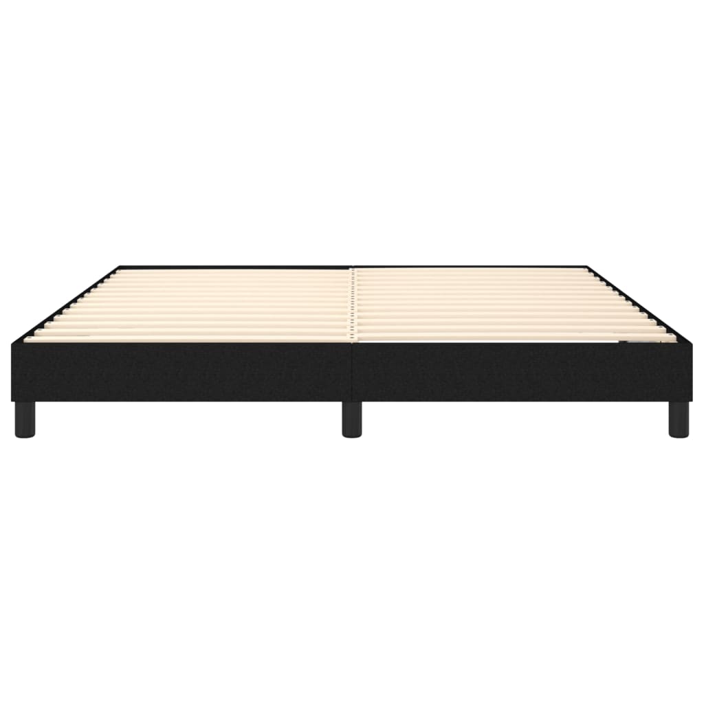 Boxspringbett Schwarz 180x200 cm Stoff