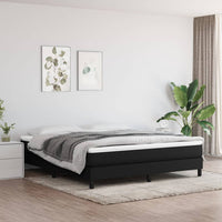 Thumbnail for Boxspringbett Schwarz 180x200 cm Stoff