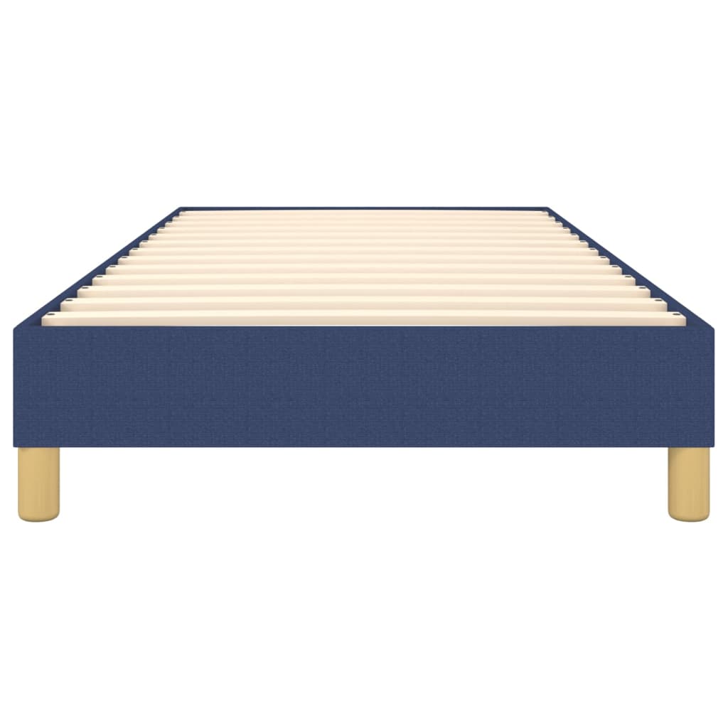 Boxspringbett Blau 90x190 cm Stoff